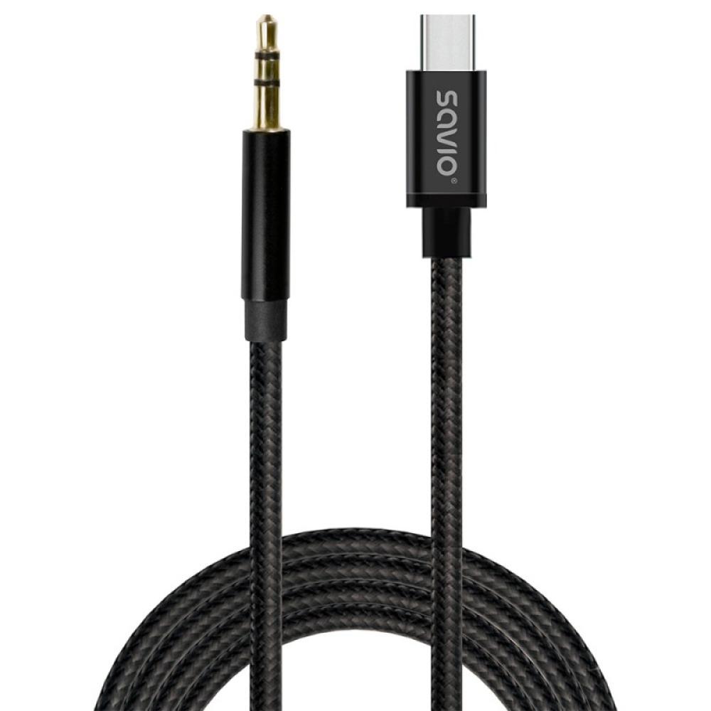 Savio - cl-188 cable de audio 2 m Negro