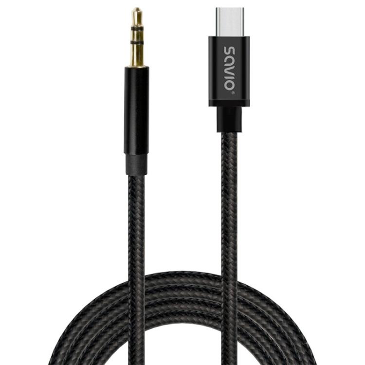 Savio - CL-187 cable de audio 1 m Negro