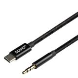 Savio - CL-187 cable de audio 1 m Negro
