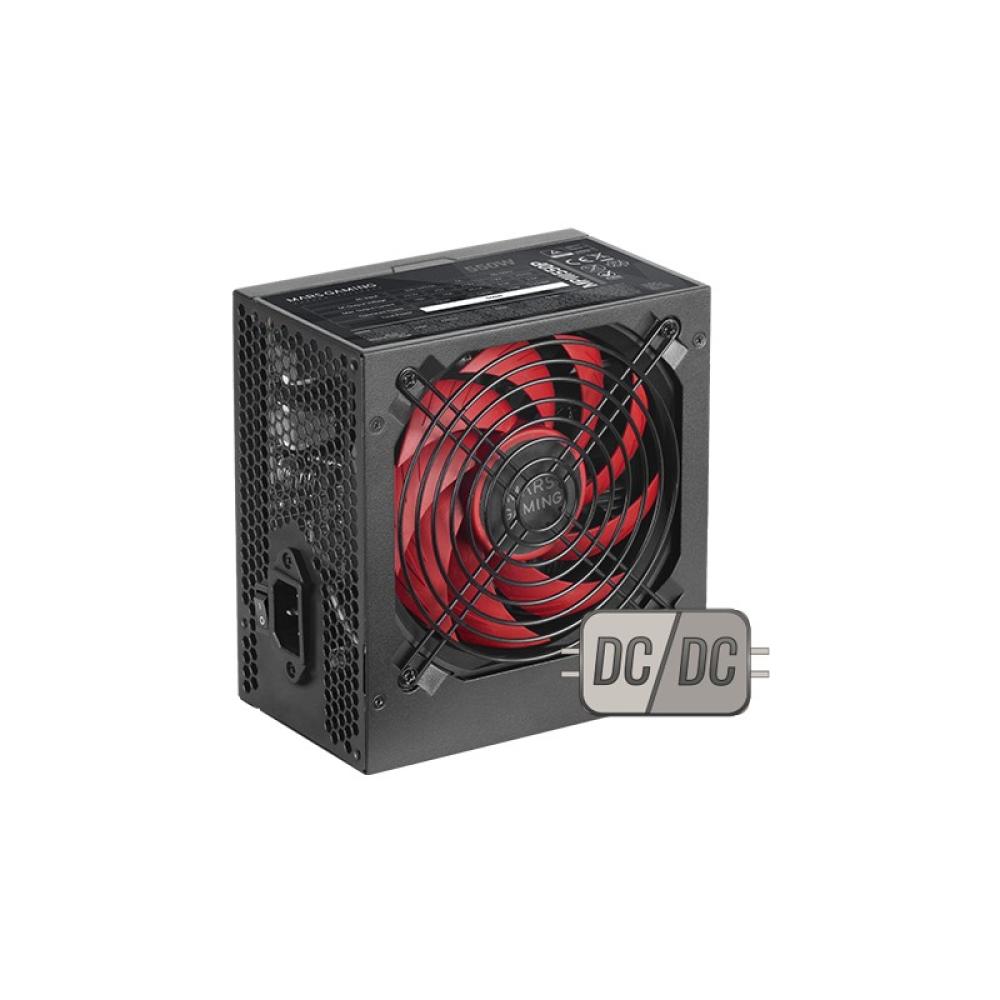 Mars Gaming - MPIII550P, Fuente Alimentación PC ATX 550W, 5 Años de Garantía, 85% Eficiencia, Sistema Digital APFC, - MPIII550P
