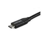 StarTech.com - Cable de 1m USB-C a USB-C con capacidad para Entrega de Alimentación de 5A - USB TipoC - Cable de Carga USBC - US