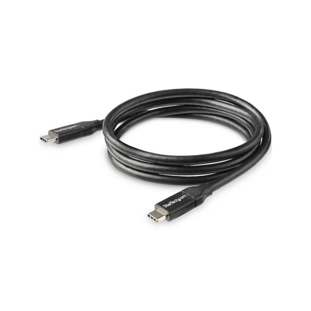 StarTech.com - Cable de 1m USB-C a USB-C con capacidad para Entrega de Alimentación de 5A - USB TipoC - Cable de Carga USBC - US