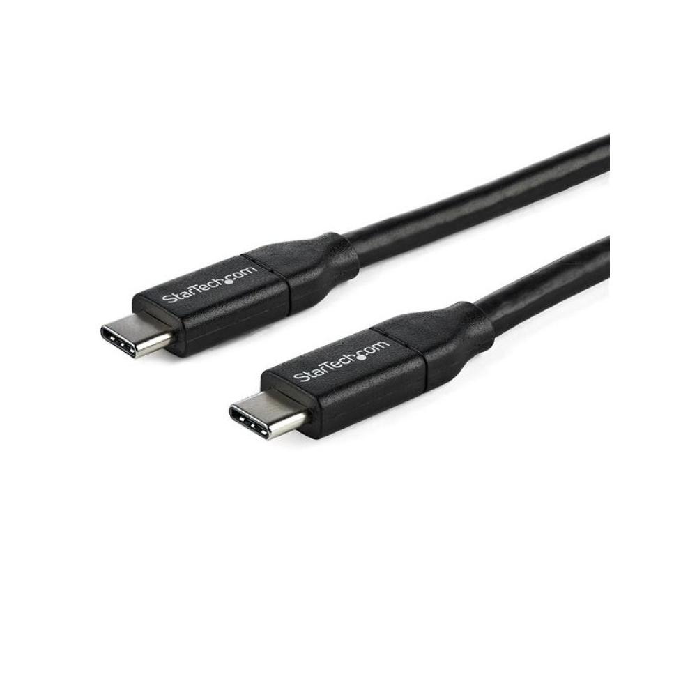 StarTech.com - Cable de 1m USB-C a USB-C con capacidad para Entrega de Alimentación de 5A - USB TipoC - Cable de Carga USBC - US