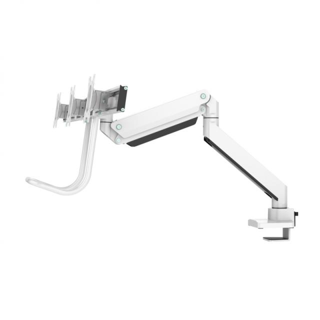 Neomounts - NM-D775DX3WHITE soporte para monitor 68,6 cm (27") Escritorio Blanco