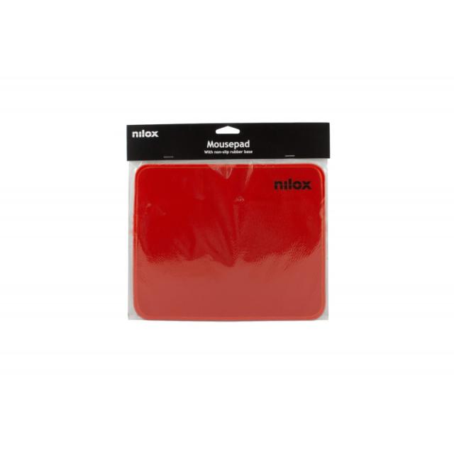 Nilox - Alfombrilla roja para ratón de