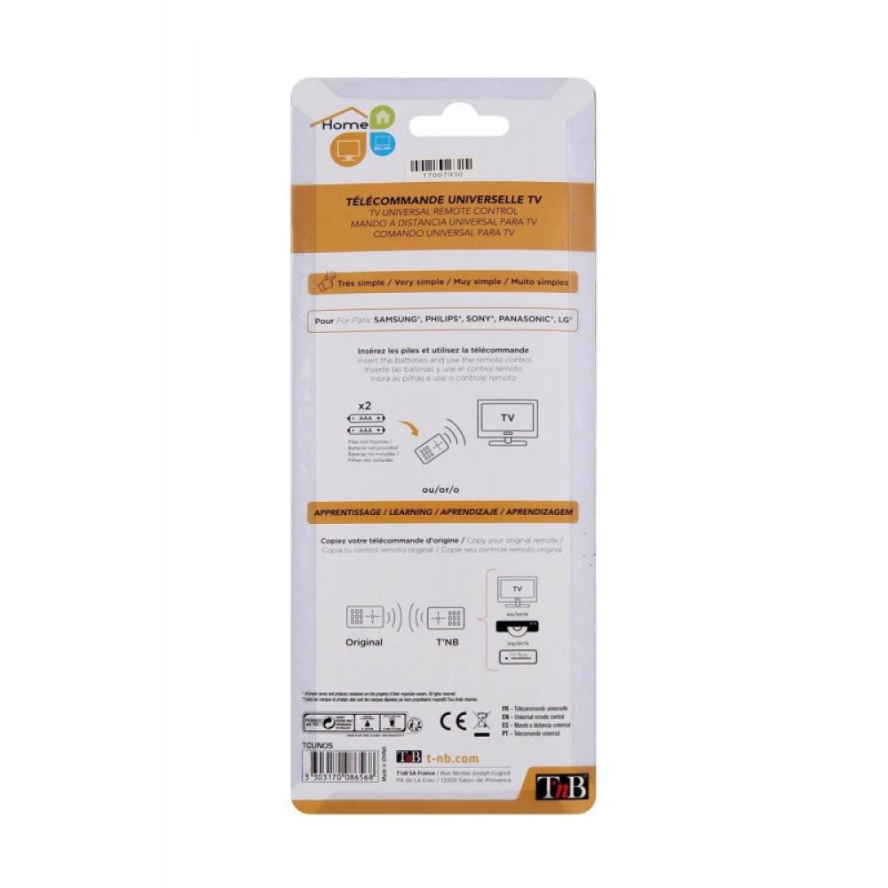 T''nB - TCUN05 mando a distancia IR inalámbrico TV Botones