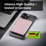 Intenso - MW5000 Batería Externa Magnética 5000 mAh – Compatible con MagSafe, Carga Inalámbrica 15W, USB-C PD 20W, Del - 7344023