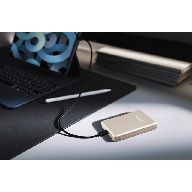 Intenso - Batería Externa Magnética MW10000 10000 mAh – Compatible con MagSafe, Carga Inalámbrica 15W, USB-C PD 20W, P - 7344031