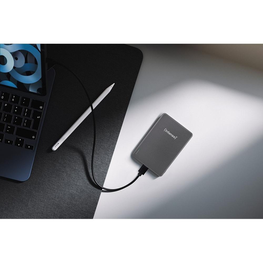 Intenso - Batería Externa Magnética MW10000 10000 mAh – Compatible con MagSafe, Carga Inalámbrica 15W, USB-C PD 20W, P - 7344034
