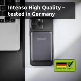 Intenso - Batería Externa Magnética MW10000 10000 mAh – Compatible con MagSafe, Carga Inalámbrica 15W, USB-C PD 20W, P - 7344034