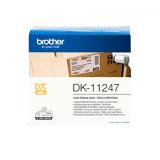 Brother - DK-11247 cinta para impresora de etiquetas Negro sobre blanco