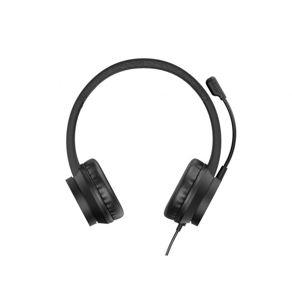 Conceptronic - POLONA05B auricular y casco Auriculares Alámbrico Diadema Llamadas/Música USB tipo A Negro