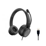 Conceptronic - POLONA05B auricular y casco Auriculares Alámbrico Diadema Llamadas/Música USB tipo A Negro