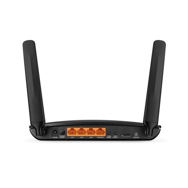 TP-Link - Archer MR400 router inalámbrico Ethernet rápido Doble banda (2,4 GHz / 5 GHz) 4G Negro