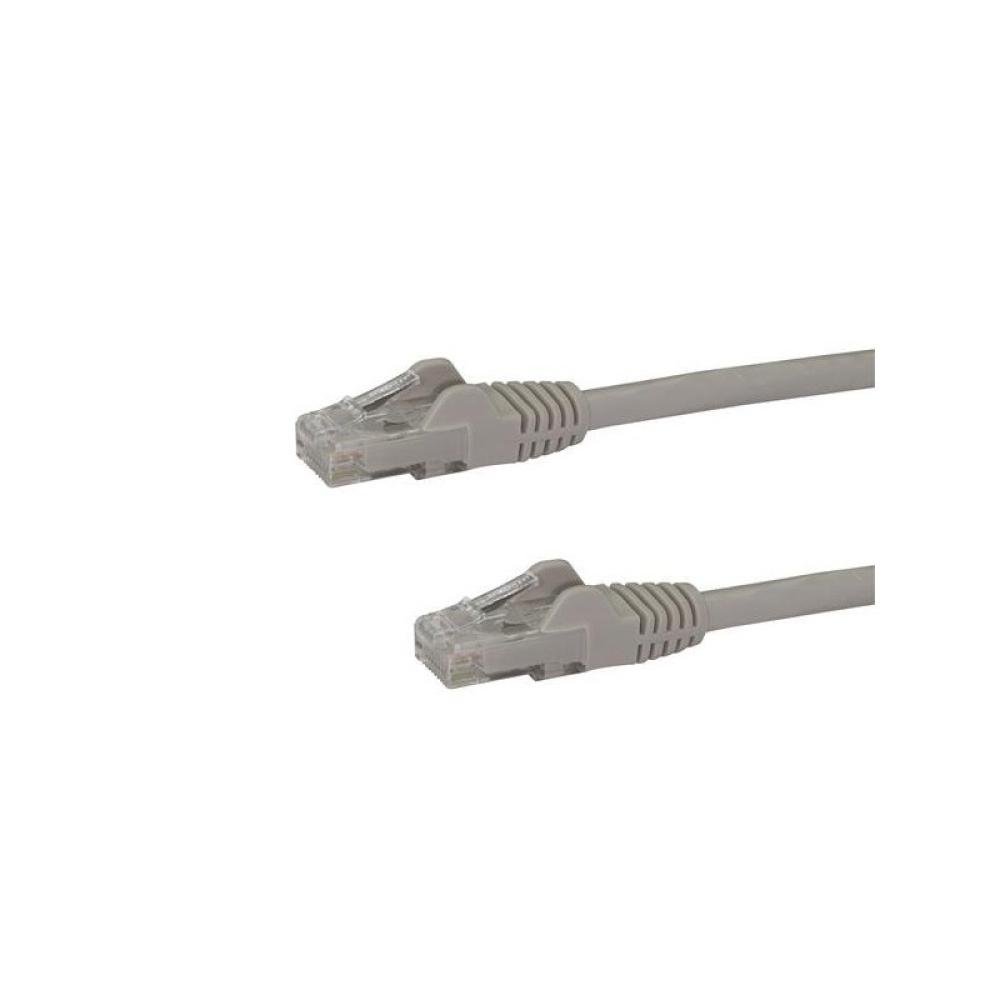StarTech.com - Cable de Red Gigabit Ethernet 15m UTP Patch Cat6 Cat 6 RJ45 Snagless Sin Enganches - Gris