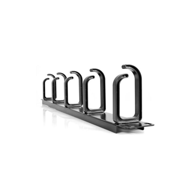 StarTech.com - Panel 1U de 19 Pulgadas para Gestión de Cableado con Anillas en D