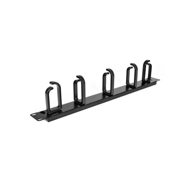 StarTech.com - Panel 1U de 19 Pulgadas para Gestión de Cableado con Anillas en D