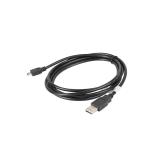 Lanberg - CA-USBK-10CC-0018-BK cable USB USB 2.0 1,8 m Mini-USB A USB A Negro