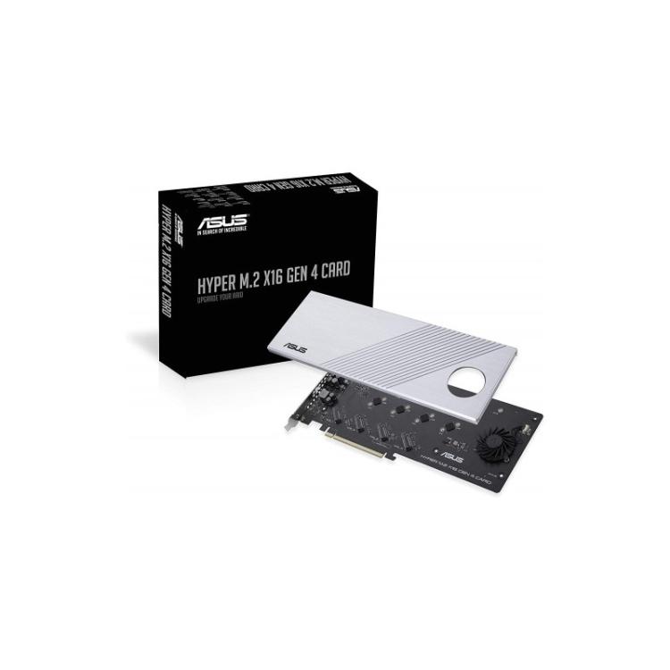 ASUS - Hyper M.2 x16 Gen 4 tarjeta y adaptador de interfaz Interno