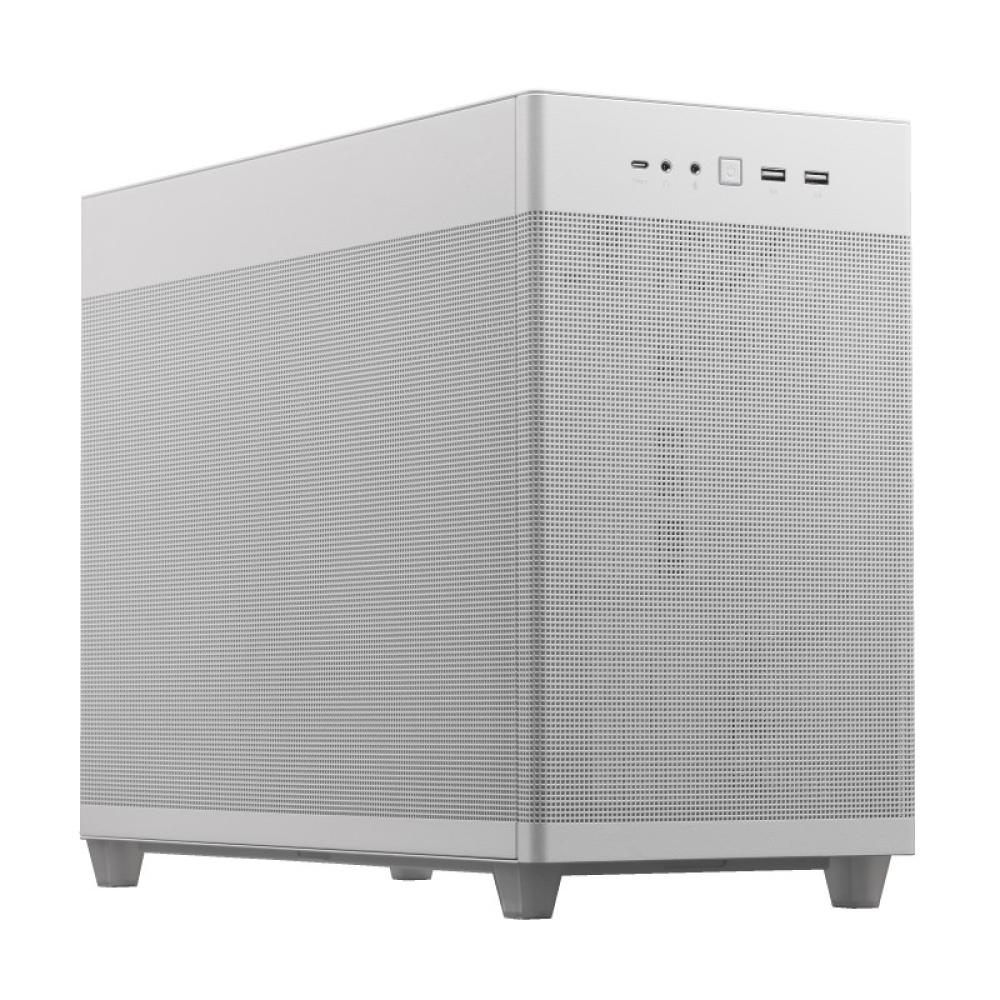 ASUS - Prime AP201 MicroATX Mini Tower Blanco
