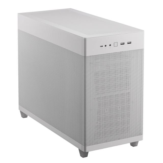 ASUS - Prime AP201 MicroATX Mini Tower Blanco