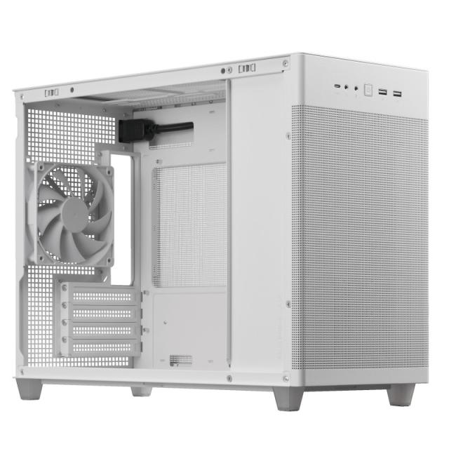 ASUS - Prime AP201 MicroATX Mini Tower Blanco