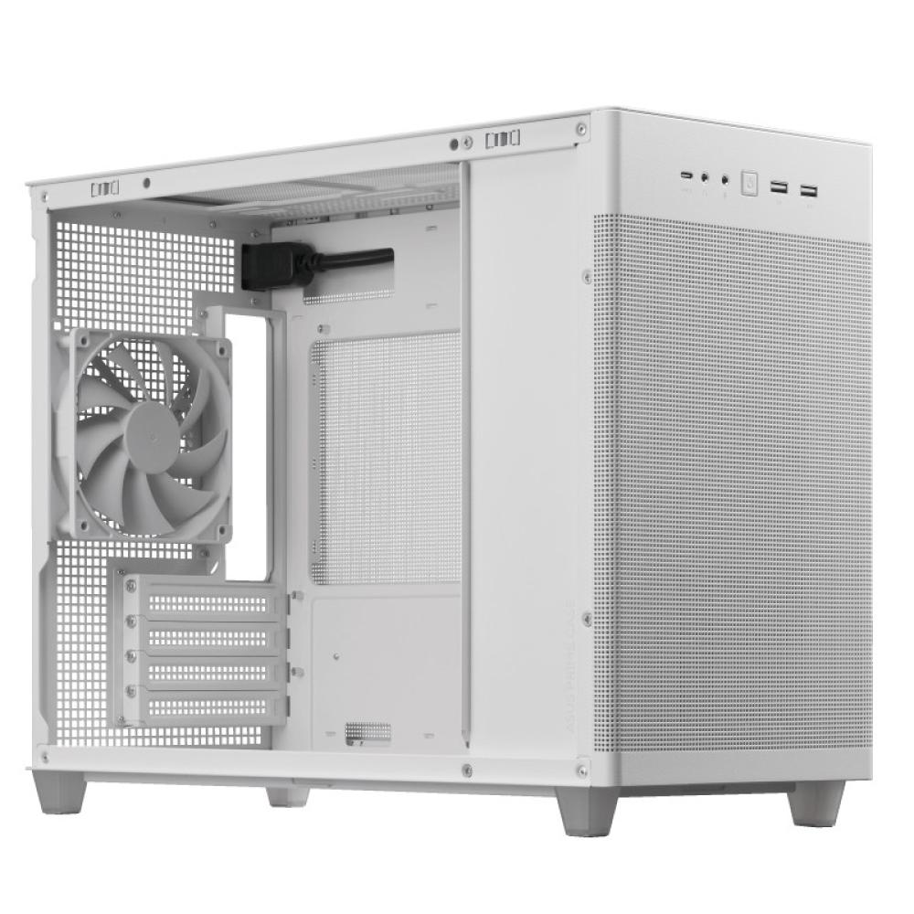 ASUS - Prime AP201 MicroATX Mini Tower Blanco
