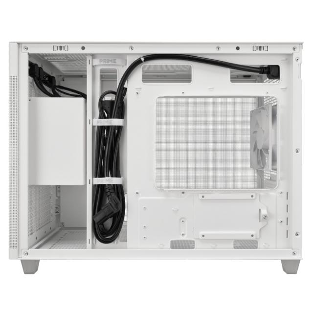 ASUS - Prime AP201 MicroATX Mini Tower Blanco