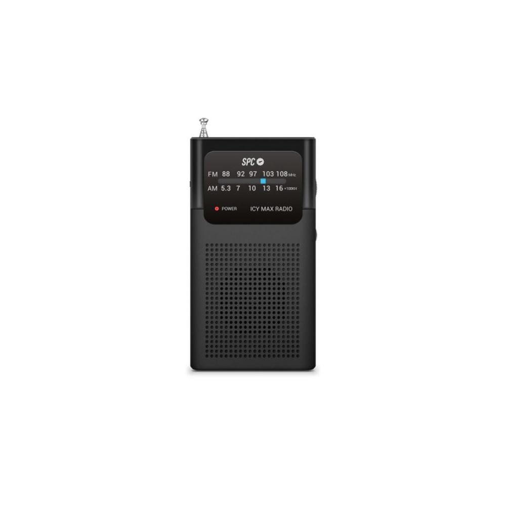 SPC - Radio ICY MAX Portátil Analógica Negro