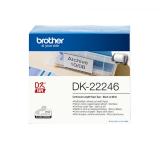 Brother - DK-22246 cinta para impresora de etiquetas Negro sobre blanco