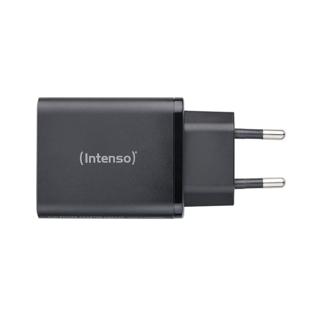 Intenso - 7806510 adaptador e inversor de corriente Interior 65 W Negro