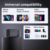 Intenso - 7806510 adaptador e inversor de corriente Interior 65 W Negro