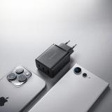 Intenso - 7806510 adaptador e inversor de corriente Interior 65 W Negro