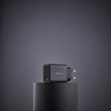 Intenso - 7806510 adaptador e inversor de corriente Interior 65 W Negro