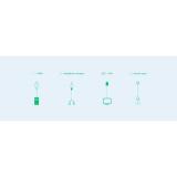 TCL - 25G54 pantalla para PC 63,5 cm (25") 1920 x 1080 Pixeles Full HD QLED Blanco