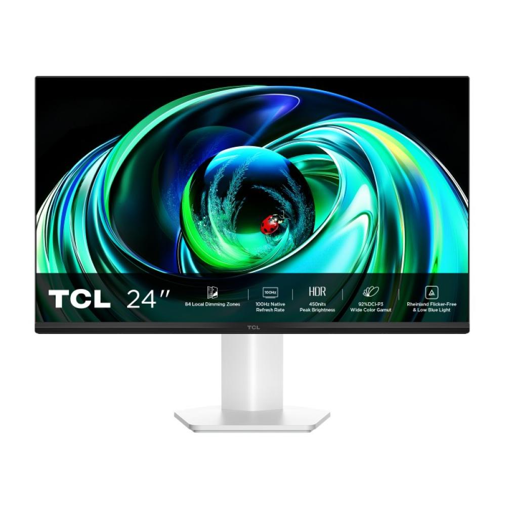 TCL - 24G54 pantalla para PC 60,5 cm (23.8") 1920 x 1080 Pixeles Full HD QLED Blanco