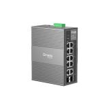 TP-Link - Omada IES210GPP switch Gestionado Gigabit Ethernet (10/100/1000) Energía sobre Ethernet (PoE) DIN rail Gris