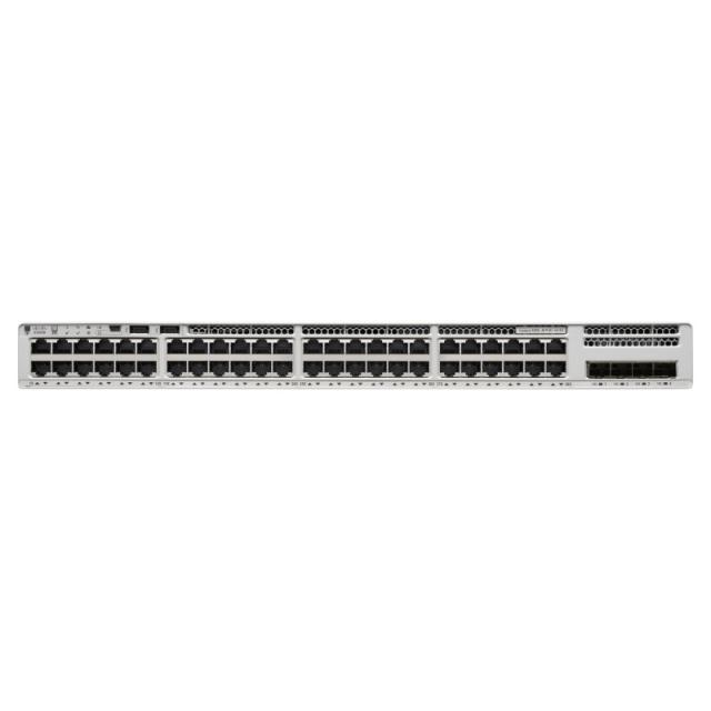 Cisco - Catalyst 9200L Gestionado L3 Gigabit Ethernet (10/100/1000) Energía sobre Ethernet (PoE) Gris - C9200L-48P-4X-E