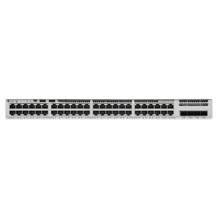 Cisco - Catalyst 9200L Gestionado L3 Gigabit Ethernet (10/100/1000) Energía sobre Ethernet (PoE) Gris - C9200L-48P-4X-E