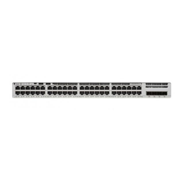 Cisco - Catalyst 9200L Gestionado L3 Gigabit Ethernet (10/100/1000) Energía sobre Ethernet (PoE) Gris - C9200L-48P-4G-E