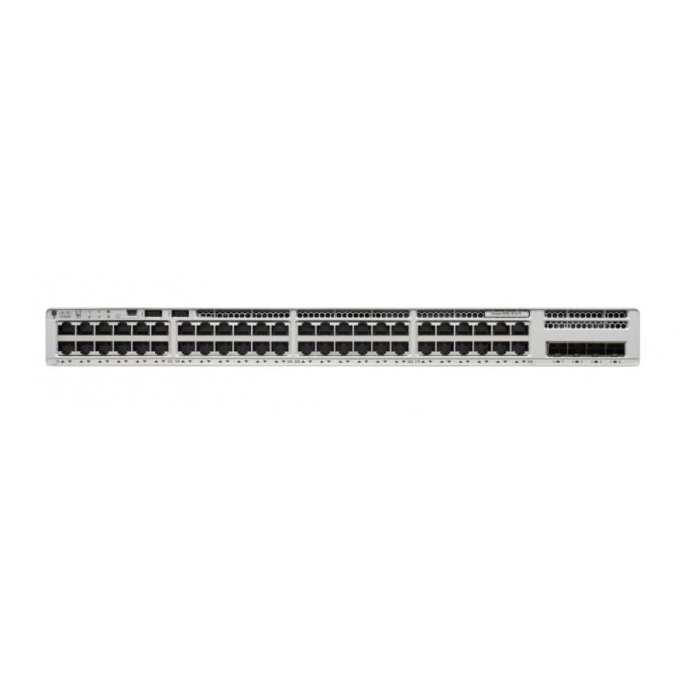 Cisco - Catalyst 9200L Gestionado L3 Gigabit Ethernet (10/100/1000) Energía sobre Ethernet (PoE) Gris - C9200L-48P-4G-E