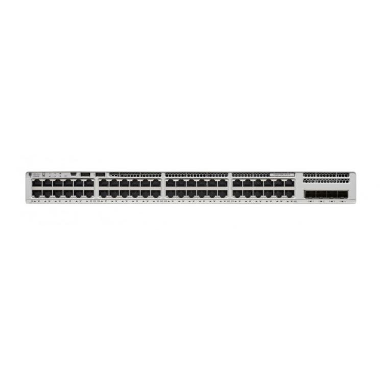 Cisco - Catalyst 9200L Gestionado L3 Gigabit Ethernet (10/100/1000) Energía sobre Ethernet (PoE) Gris - C9200L-48P-4G-E