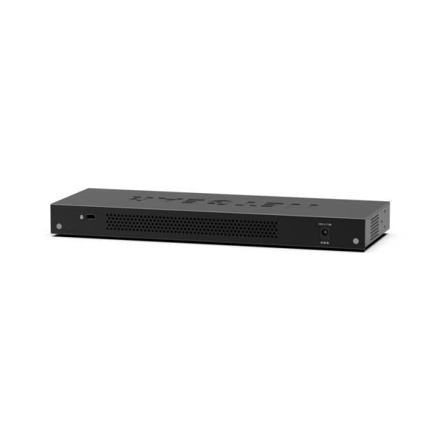 NETGEAR - GS316 No administrado L2 Gigabit Ethernet (10/100/1000) Negro