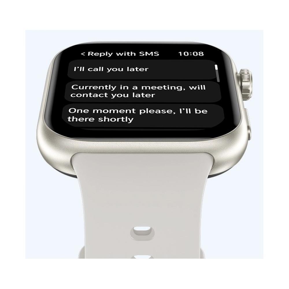 Honor - InfoWear Watch 2i 4,7 cm (1.85") AMOLED 49.7 mm Digital 390 x 450 Pixeles Pantalla táctil Blanco