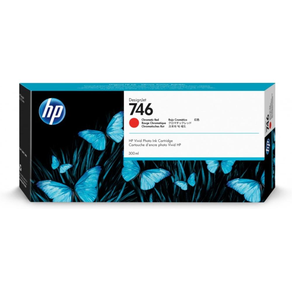 HP - Cartucho de tinta roja cromática DesignJet 746 de 300 ml