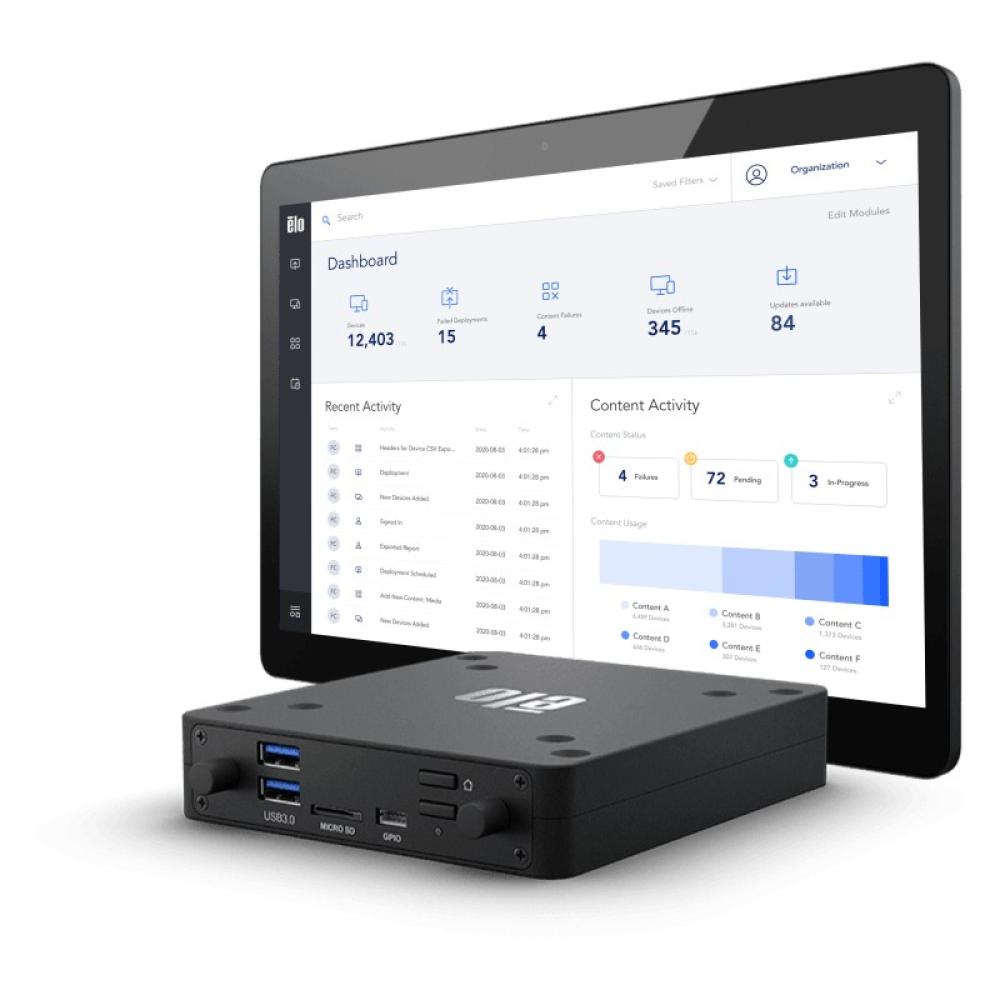 Elo Touch Solutions - E620713 PCs/estación de trabajo 8 GB 64 GB Escritorio Negro