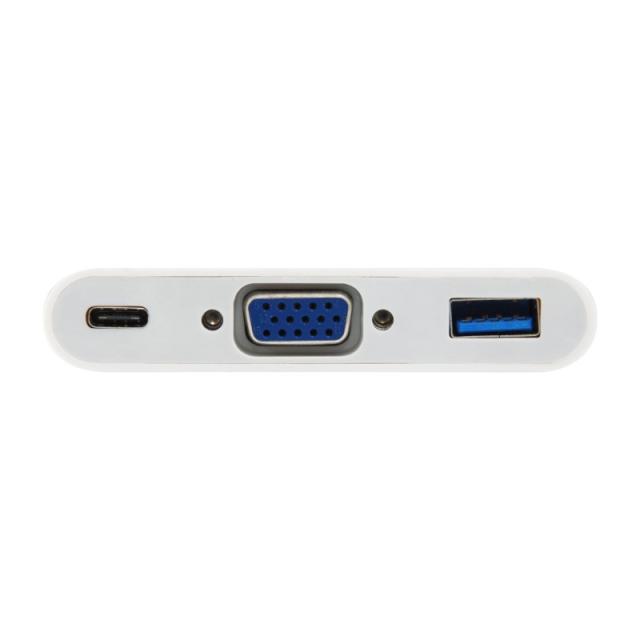Equip - Adaptador USB-C a VGA (HD15), USB-A, 60W USB PD
