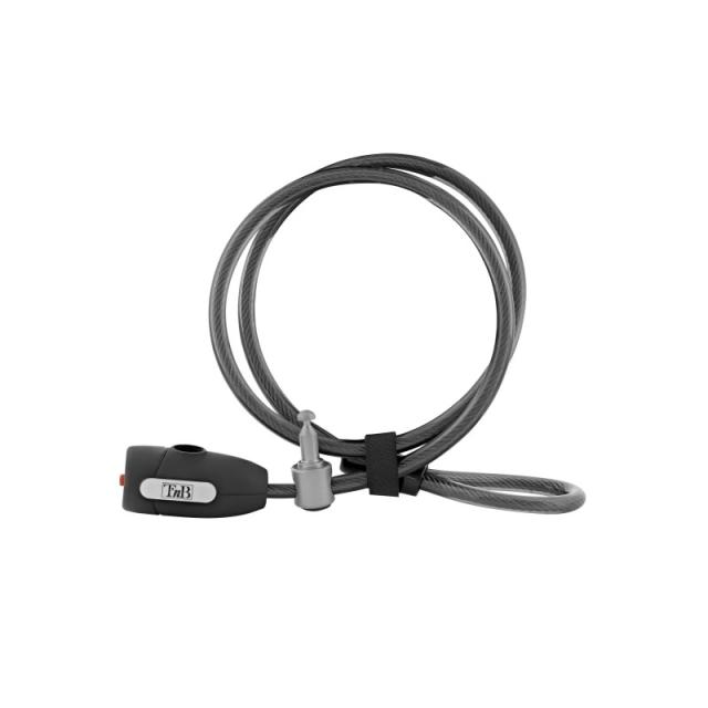 T''nB - UMCABLOCK candado para bicicleta Negro 1000 mm Cable antirrobo