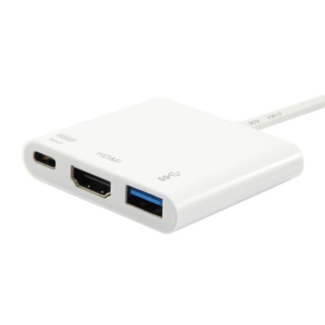 Equip - Adaptador USB-C a HDMI , USB-A, 60W USB PD