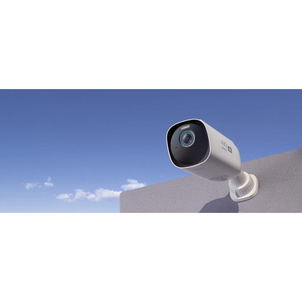 Eufy - Kit de 2 cámaras eufyCam 3 de Security, cámara de seguridad 4K con panel solar integrado, IA de reconocimiento facial, cá